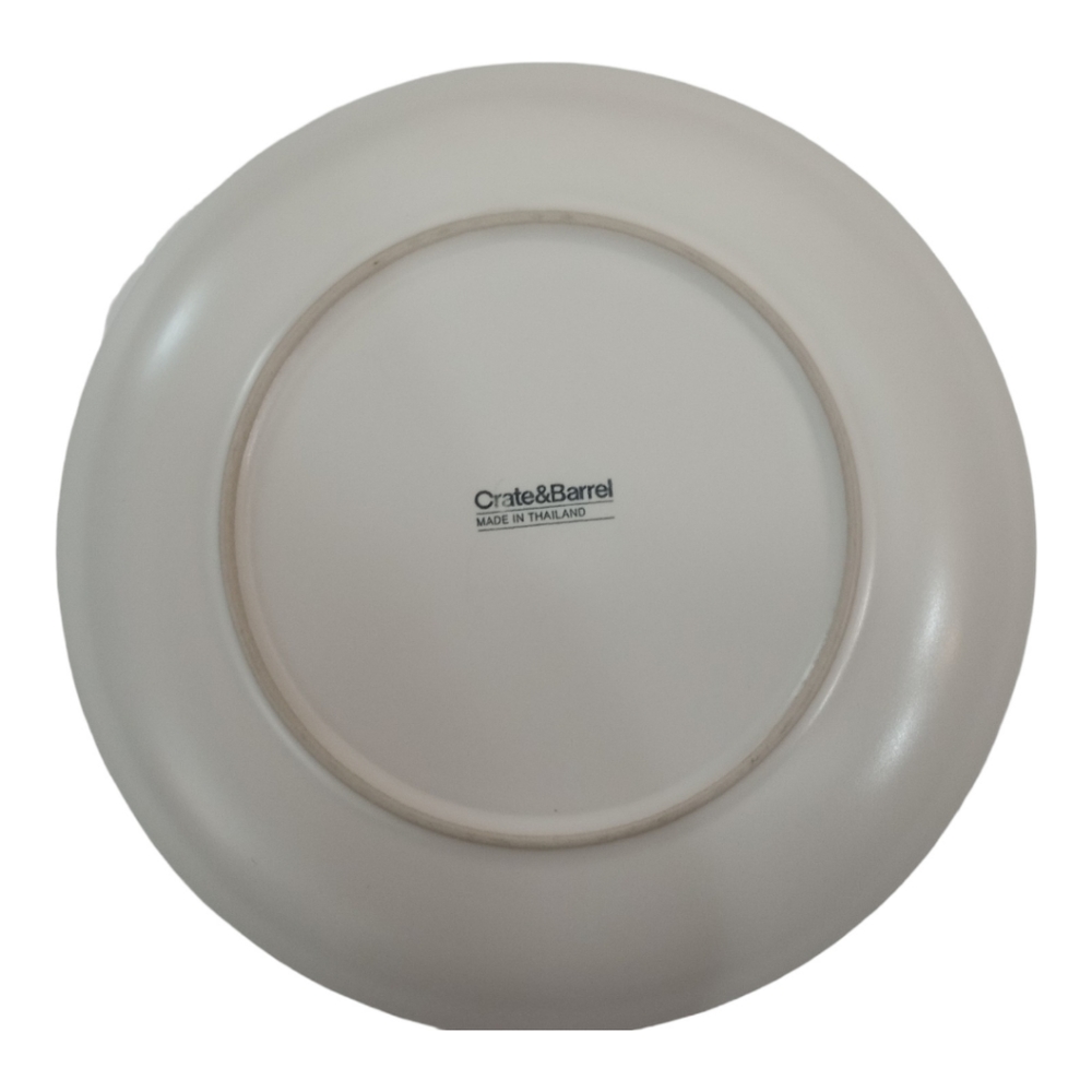 Crate and Barrel Yellow Plates 8.5" Salad Snack Luncheon Set of 4 - Picture 8 of 8